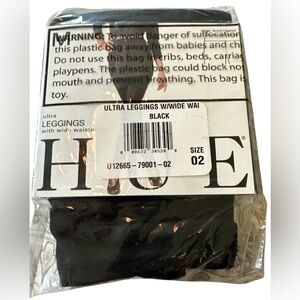 Hue Ultra Leggings, Wide Westband Size 02, NEW